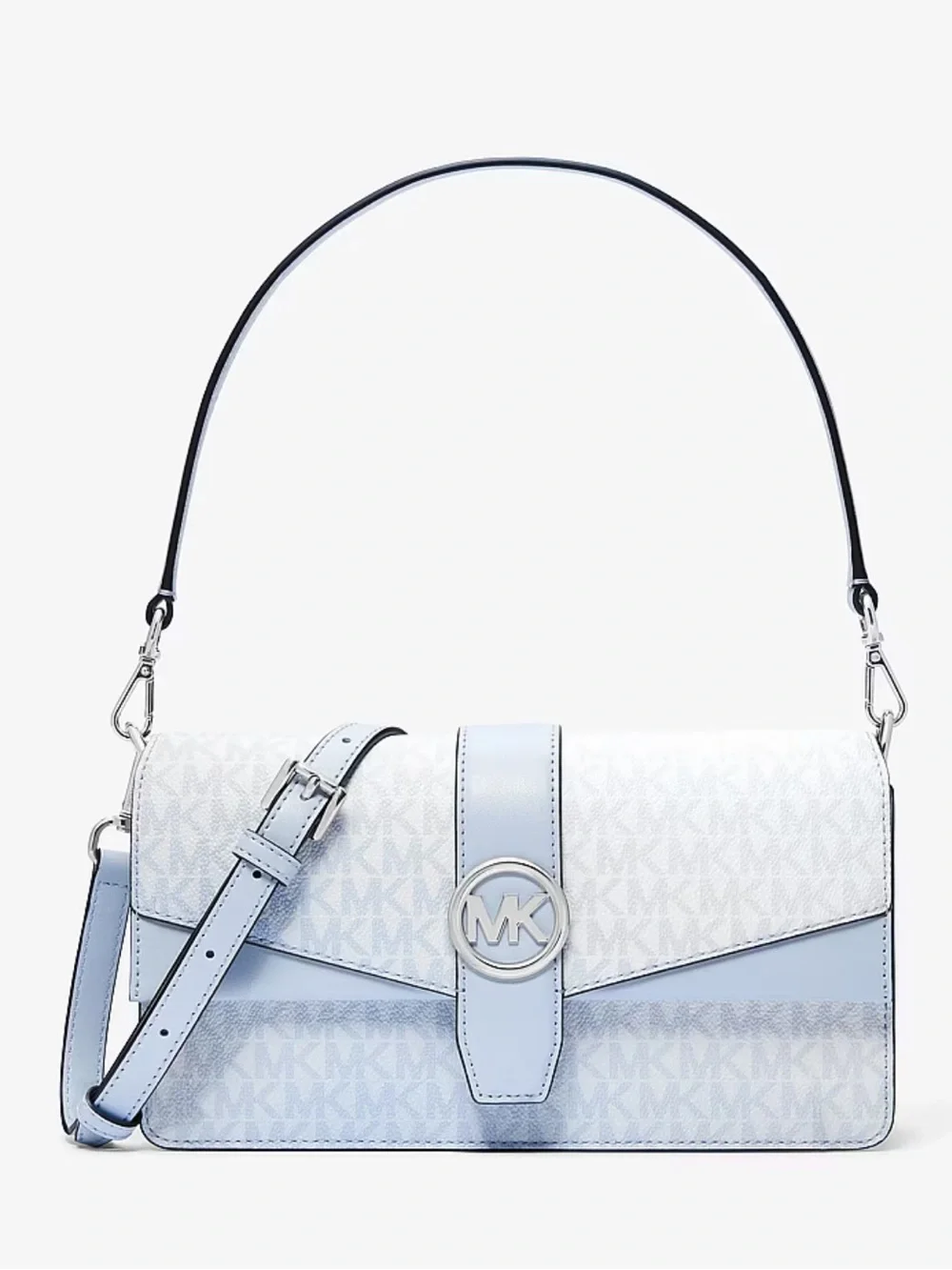 MICHAEL KORS Greenwich Md Signature Logo Shoulder  Bag Crossbody Satchel  NWT
